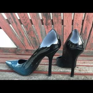 Guess Ombré Black to Teal Carrie Stiletto